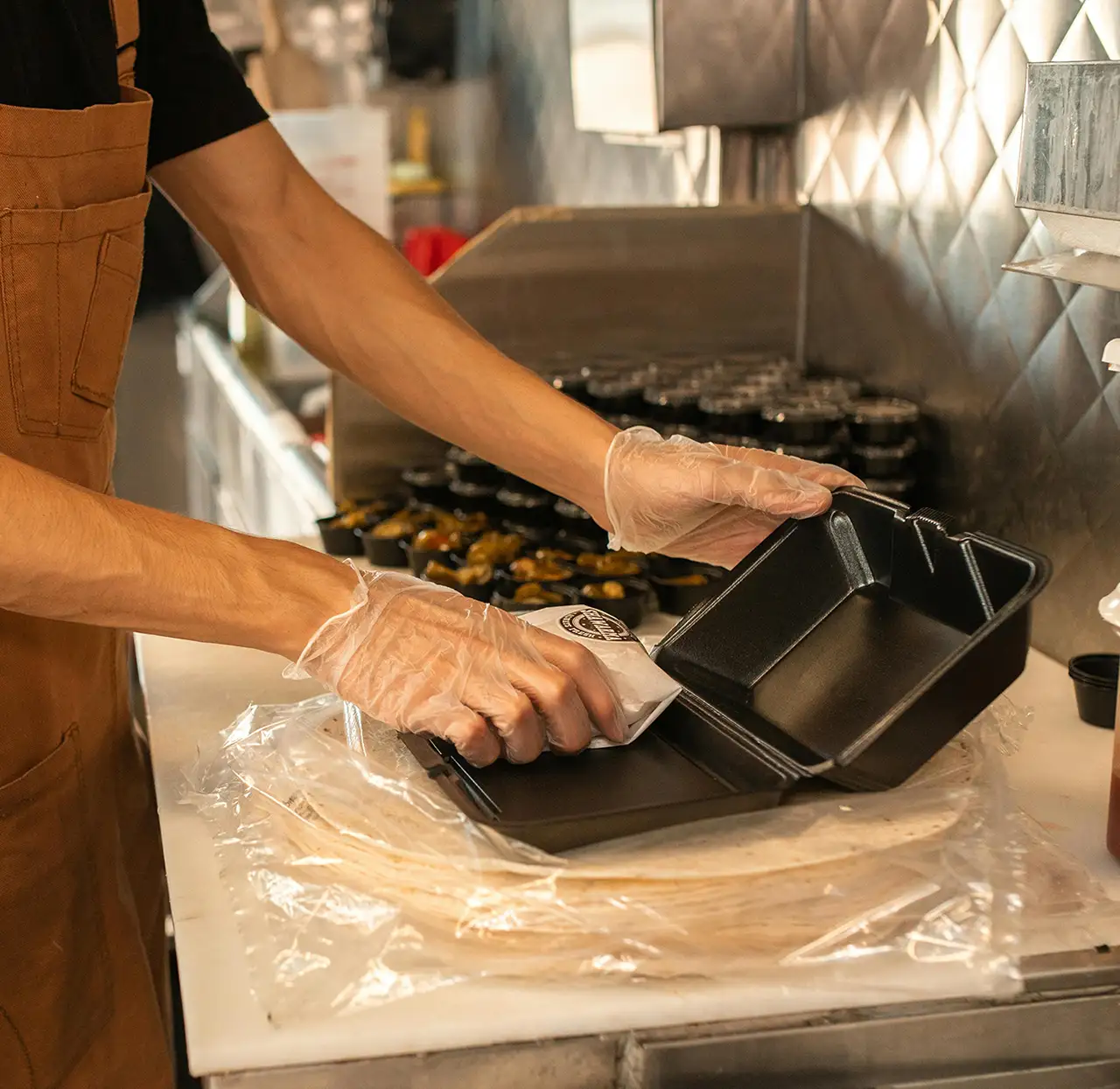 catering preo in kitchen