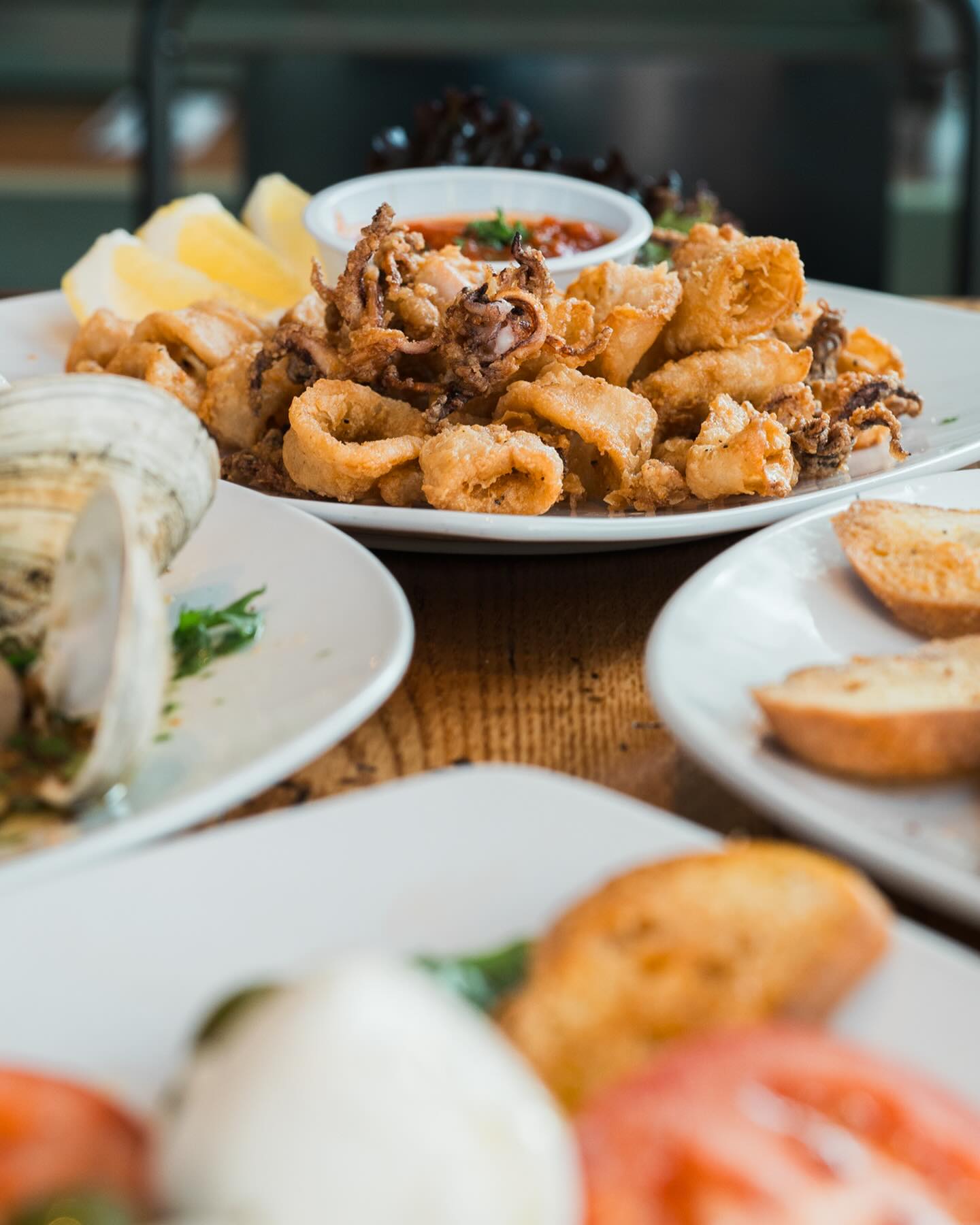 calamari dish with marinara